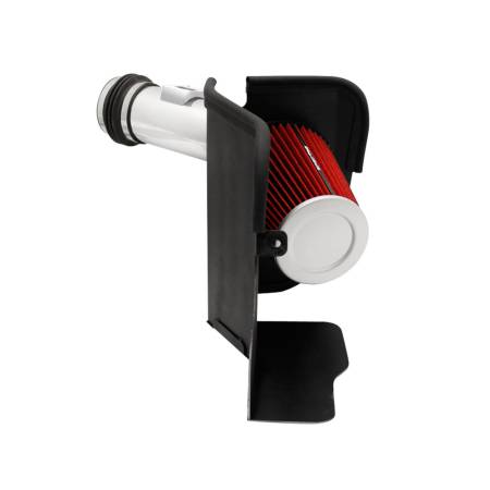 Spectre Performance - Spectre 03-07 Ford SD V8-6.7L DSL Air Intake Kit - Polished w/Red Filter