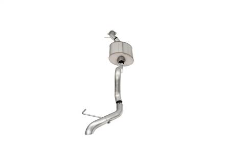 CORSA Performance - Corsa 2021-2025 Ford Bronco 2.7L 2-Door 2.75in Cat-Back Single Side Exhaust w/ Turndown Exhaust Tip