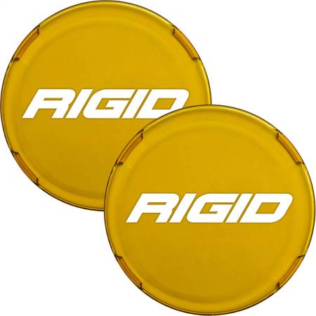 Rigid Industries - RIGID Light Cover For 360-Series 6 Inch LED Lights, Amber, Pair