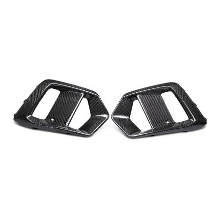 Seibon Carbon - Seibon 16-18 Ford Focus RS Carbon Fiber Fog Light Surrounds