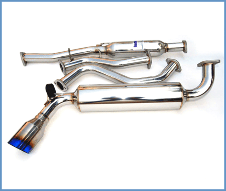 Invidia - Invidia 88-91 Civic EF9 3DR 60mm (101mm tip) Titanium Tip Cat-back Exhaust