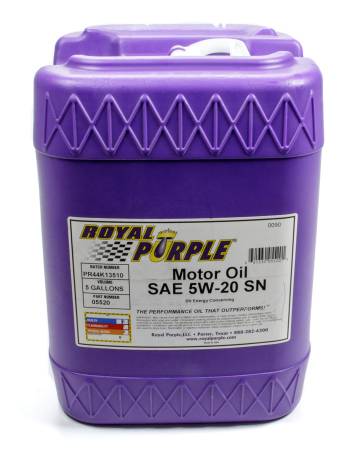 Royal Purple - Royal Purple Premium Synthetic High Performance Multi-Grade 5W-20 Motor Oil - 5 Gallon