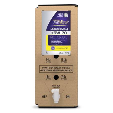 Royal Purple - Royal Purple Premium Synthetic High Performance Multi-Grade 5W-20 Motor Oil - 6 Gallon Bag-In-Box