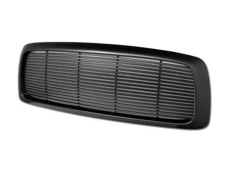 I3 Enterprise - I3 2002-2005 Dodge Ram 1500 / 2500 / 3500 - Horizontal Style Front Grille - Matte Black