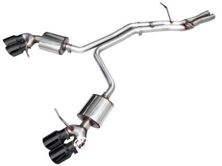 AWE Tuning - AWE 19-21 Porsche Macan 3.0T/2.9TT Touring Edition Catback Exhaust w/ Diamond Black Tips
