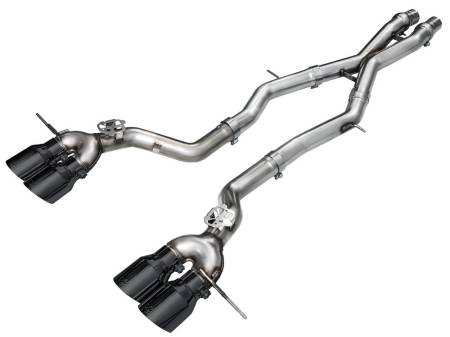 AWE Tuning - AWE 23-24 BMW G87 M2 Track Edition Exhaust - Diamond Black Tips