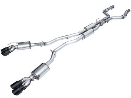 AWE Tuning - AWE 2020+ Ford Explorer ST Touring Edition Exhaust w/ Diamond Black Tips