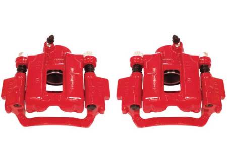 Power Stop - PowerStop 10-18 Lexus GX460 Rear Red Calipers w/Brackets - Pair