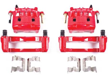 Power Stop - PowerStop 16-17 Subaru Crosstrek Front Red Calipers w/Brackets - Pair