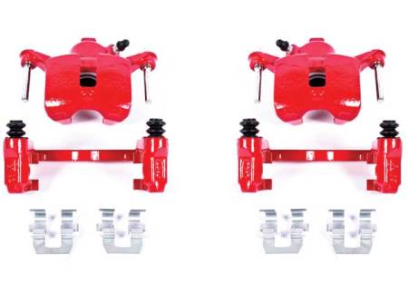 Power Stop - PowerStop 08-09 Buick Allure Rear Red Calipers w/Brackets - Pair