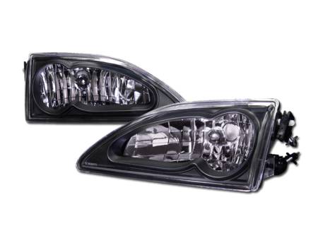 I3 Enterprise - I3 94-98 Ford Mustang Crystal Headlights (Jdm Black)