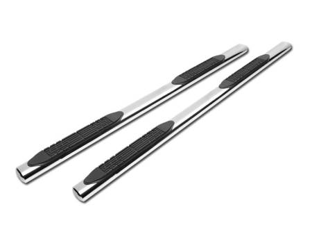 I3 Enterprise - I3 2015-2019 Ford F150 / 2017-Up Super Duty F-250/F-350/F-450 - Super Cab - Rocker Panel Mount - 4 " 201 Stainless Steel - Side Step Bars - Chrome