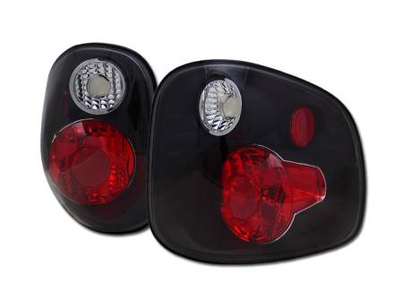 I3 Enterprise - I3 97-00 Ford F-Series Flareside Altezza Tail Lights Version 2 (Jdm Black)