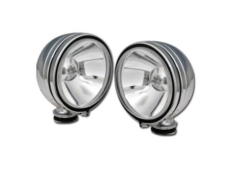 I3 Enterprise - I3 Universal 6" Round 4X4 Offroad Driving/Fog Lights W/O Switch & Harness - Chrome