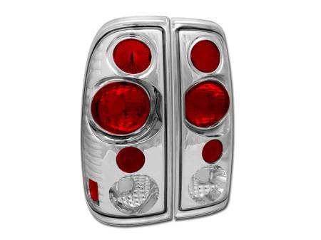 I3 Enterprise - I3 97-03 Ford F150/F250/F350 Super Duty Pickup (Styleside) Altezza Tail Lights Version 2 (Chrome)