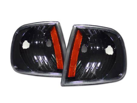 I3 Enterprise - I3 97.5-03 Ford F150/97.5-02 Expedition Corner Lights W/Amber (Jdm Black)