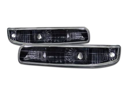 I3 Enterprise - I3 99-03 Chevy Silverado / 00-06 Suburban/Tahoe Bumper Parking Lights (Jdm Black)