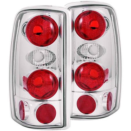 ANZO Headlights, Tail Lights and More  - ANZO 2000-2006 Chevrolet Suburban Taillights Chrome