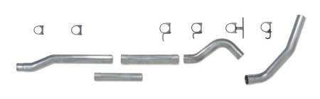 Diamond Eye Performance - Diamond Eye Exhaust System Kit, 2003-2007 Ford 6.0L Powerstroke F250/F350 (All Cab And Bed Lengths) 4In. Alumini