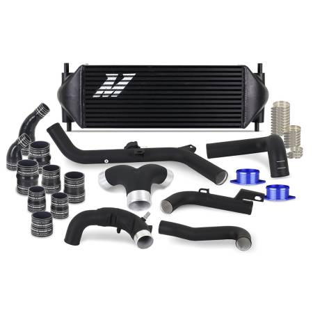 Mishimoto - Mishimoto 21+ Bronco 2.7 Stock Location INT Kit MWBK Pipes BK Cooler