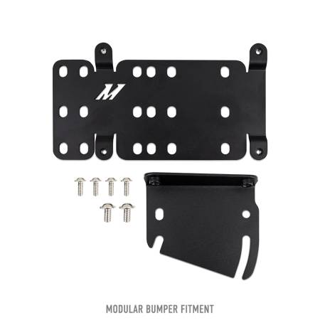 Mishimoto - Mishimoto 2021+ Ford Bronco Modular Bumper License Plate Relocation