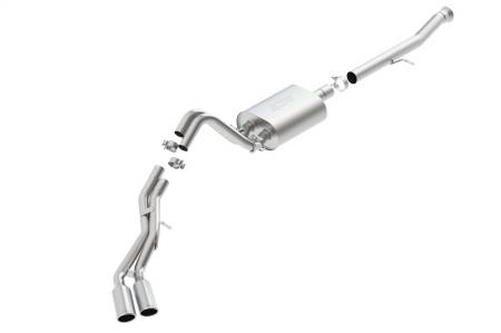 Borla - Borla 15-16 Cadillac Escalade ESV/Yukon Denali XL 6.2L V8 AT Split Side Ext SS S-Type CB Exhaust