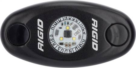 Rigid Industries - RIGID A-Series LED Light, High Power, Amber, Black Housing, Single