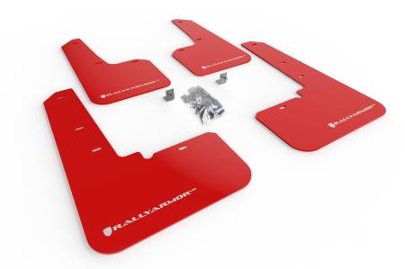 Rally Armor - Rally Armor 20+ Subaru Outback UR Red Mud Flap w/ White Logo
