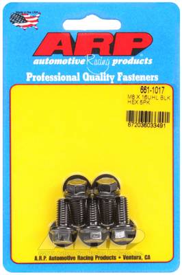 ARP - ARP M8 x 1.25 x 16 hex black oxide bolts 661-1017