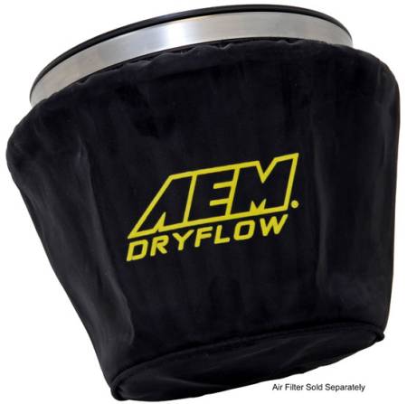 AEM Induction - AEM Air Filter Wrap Black 7.5in Length x 5in Width x 5in Height