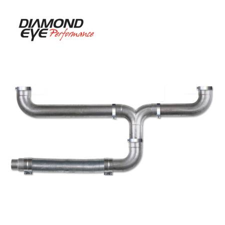 Diamond Eye Performance - Diamond Eye Exhaust Stack Pipe, Universal Stack Kit-5In. Aluminized-Performance Diesel Exhaust Kit