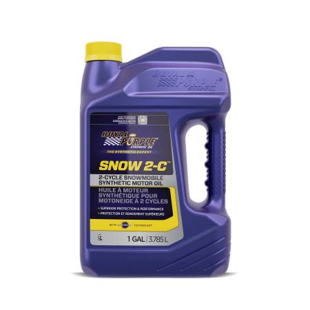 Royal Purple - Royal Purple Snow 2-C Synthetic 2-Cycle Snowmobile Motor Oil - 1 Gallon - Case of 3