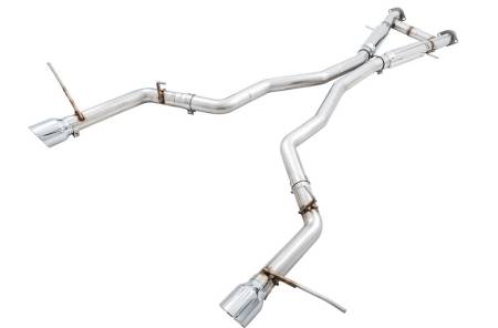 AWE Tuning - AWE 2020 Jeep Grand Cherokee SRT Track Edition Exhaust - Chrome Silver Tips