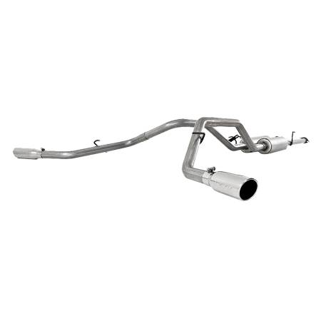 MBRP Exhaust - MBRP 2009-2010 Toyota Tundra 5.7L EC-Std. & SB/CC-SB Cat Back Dual Split Side