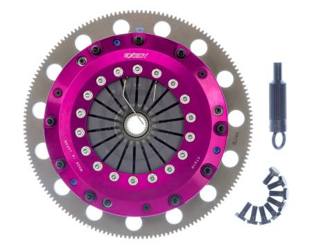EXEDY Racing Clutch - Exedy 96-16 Ford Mustang V8 4.6L/5.0L Hyper Twin Cerametallic Clutch Sprung Disc Push Type Cover