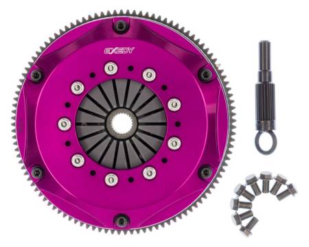EXEDY Racing Clutch - Exedy 1989-1994 Nissan 240SX Hyper Twin Cerametallic Clutch Sprung Center Disc Push Type Cover