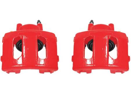Power Stop - PowerStop 90-01 Jeep Cherokee Front Red Calipers w/o Brackets - Pair
