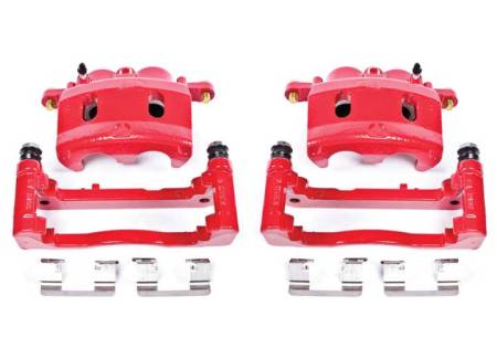 Power Stop - PowerStop 07-08 Cadillac Escalade Front Red Calipers w/Brackets - Pair