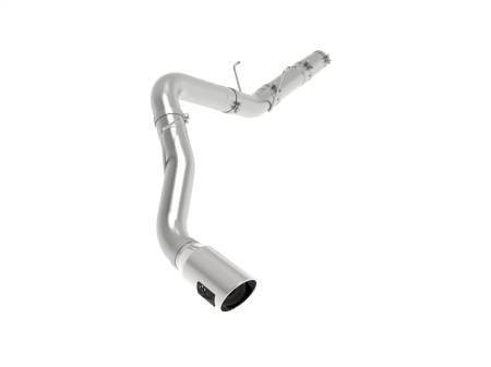 aFe Power (Advanced FLOW Engineering) - aFe ATLAS 5in DPF-Back Alum Steel Exhaust System w/Polished Tip 19-20 Ram Diesel Trucks L6-6.7L (td)