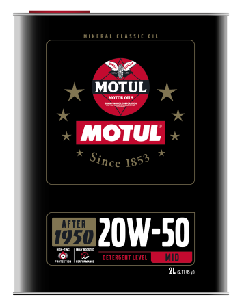 Motul - Motul 20W50 Classic Performance Oil - 10x2L - Case of 10