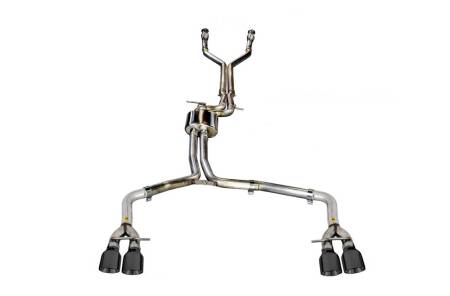 AWE Tuning - AWE Audi C7 / C7.5 S6 4.0T Track Edition Exhaust - Diamond Black Tips