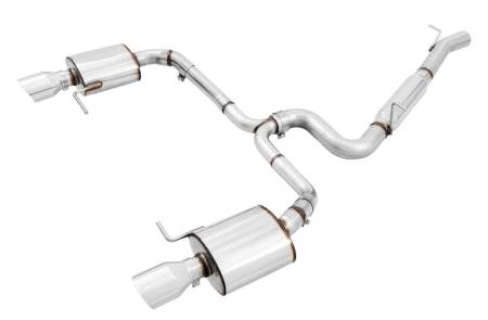 AWE Tuning - AWE VW MK7 Golf Alltrack/Sportwagen 4Motion Touring Edition Exhaust - Polished Silver Tips