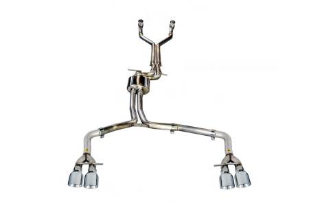 AWE Tuning - AWE Audi C7 / C7.5 S6 4.0T Track Edition Exhaust - Chrome Silver Tips