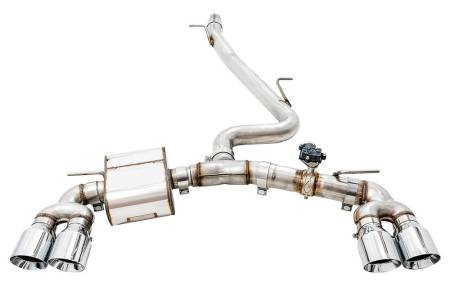 AWE Tuning - AWE Volkswagen Golf R MK7.5 SwitchPath Exhaust w/Chrome Silver Tips 102mm