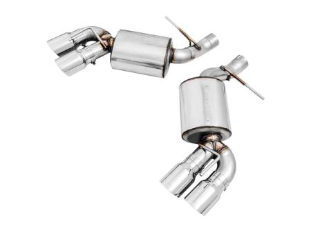 AWE Tuning - AWE 16-19 Chevrolet Camaro SS Axle-back Exhaust - Touring Edition (Quad Chrome Silver Tips)