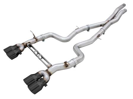 AWE Tuning - AWE BMW F8X M3/M4 Track Edition Catback Exhaust - Diamond Black Tips