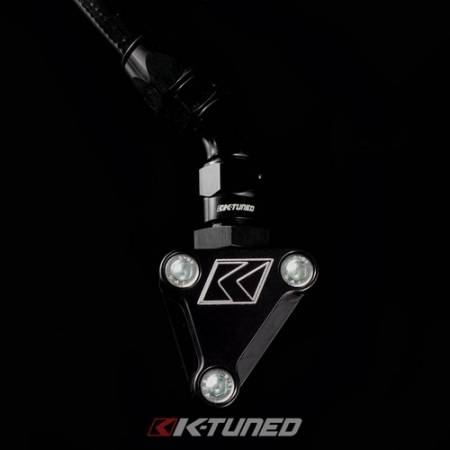 K-Tuned - K-Tuned Power Steering Fitting (Pump Fitting w/6AN adapter) - Black Fitting - 6AN
