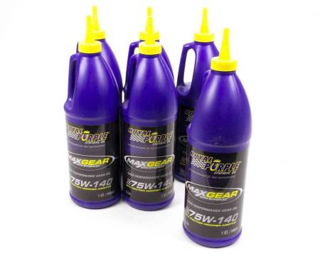 Royal Purple - Royal Purple Max Gear Synthetic 75W-140 Gear Oil - 1 Quart - Case of 6