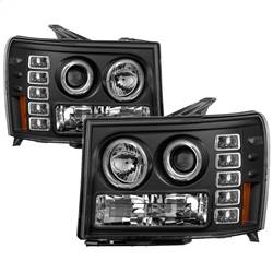 Spyder Auto - Spyder GMC Sierra 1500/GMC Sierra Denali 08-13 Projector LED Halo- LED Blk PRO-YD-GS07-HL-BK