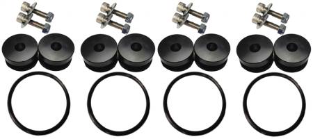Torque Solution - Torque Solution Billet Bumper Quick Release Kit Combo (Black): Universal